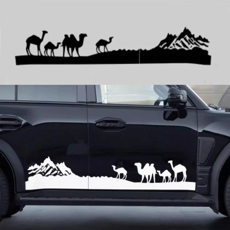 

Car Body Camel Sticker Fit for JETOUR Traveler T2 Modified Car Side Skirt Waistline Body Garland Sticker Easy Installation