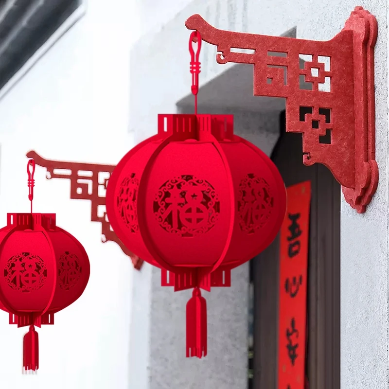 Chinese Wedding Red Lanterns Decoration Chinese Wedding Hanging Lanterns Marriage Room Wall Hanging Decoration Party Supplies