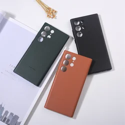 Samsung Galaxy S23 Ultra S23Ultra Magnetic Mobile Phone Case High Quality Leather Back Protective Shell Shockproof Cover & Box