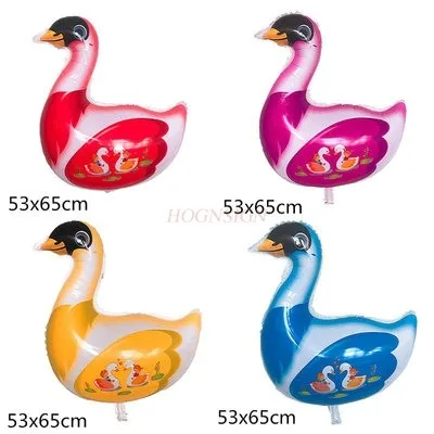 New Hot Selling Cartoon Children's Floating Balloon Duck Swan Little White Goose Space Balloon