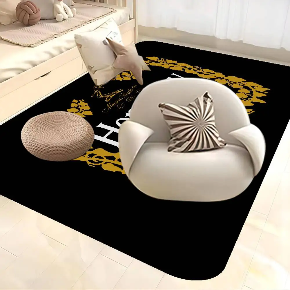 Alfombra lavable antideslizante para pasillo, sala de estar, sofá, sillas, cocina, felpudo, alfombra de área, marca Hennessy Brandy