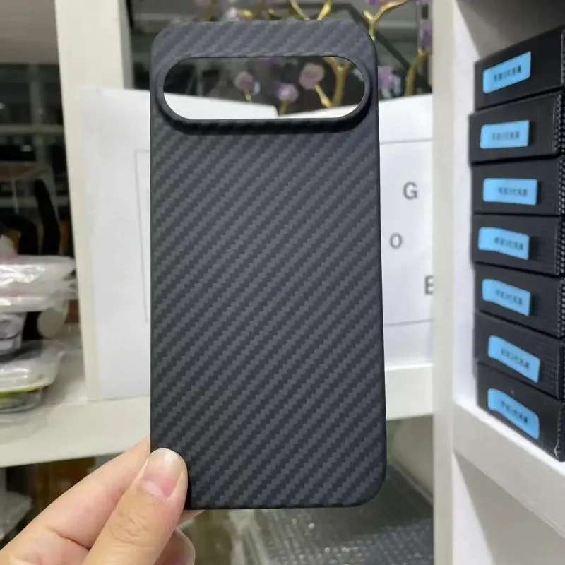 For Google Pixel 9XL Carbon Fiber Case Cover Aramid Fiber Ultra-thin Phone Case for Google Pixel 9XL Phone Accessories