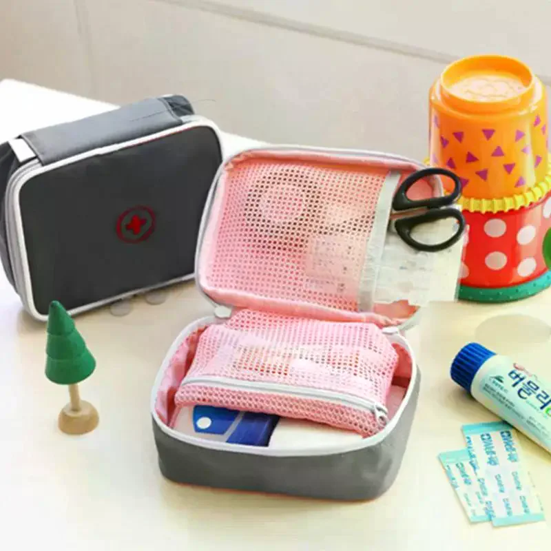 Portable Emergency Medical Bag First Aid Storage Box For Household Outdoor Travel Camping Equipment Medicine Survival Kit