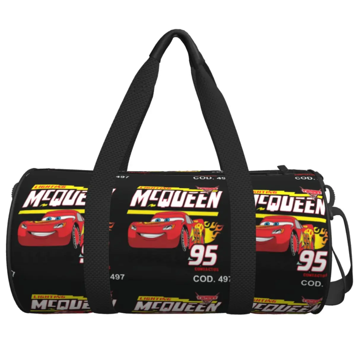 

Lightning McQueen Cars Travel Bag Casual Sports Bags Large Capacity Funny Gym Bag Male Female Printed Weekend Fitness Bag