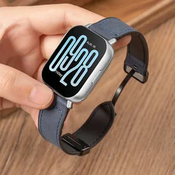 22mm Magnetic Leather Strap For Redmi Watch 5 Active/Lite Bracelet Wristband For Mi Watch S4 S3 S2 S1 2Pro Watchband Accessories