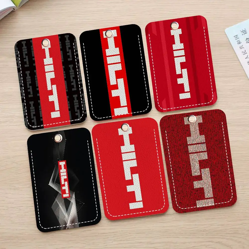 Fashion Logo H-Hilti 1pc INS Creative Cartoon Student Campus Card Holder For Meal Card, Bus Card, Work Card, Etc