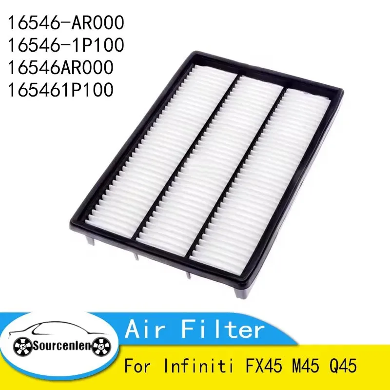 Air Filter 16546-AR000 16546-1P100 16546AR000 165461P100 for Infiniti FX45 M45 Q45