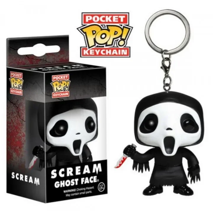 FUNKO  POP TIFFANY CHILD'S PLAY Chucky V for Vendetta  Pennywise Scream GhostFace Pocket Pop Keychain Collection Model Kids Toys