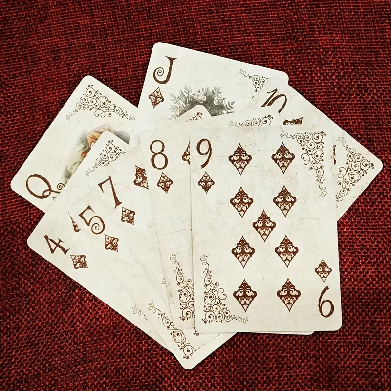 1Set/2Set Alice Vintage Paper  - Vintage Collectible Playing Cards ulasan dan harga