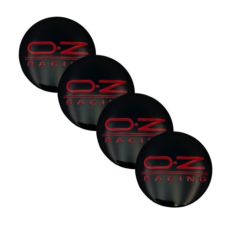 56MM Aluminum O.Z OZ Racing Car Logo Wheel Center Cap Rim Badge Cover Decal Auto Modified Emblem Sticker Accessories