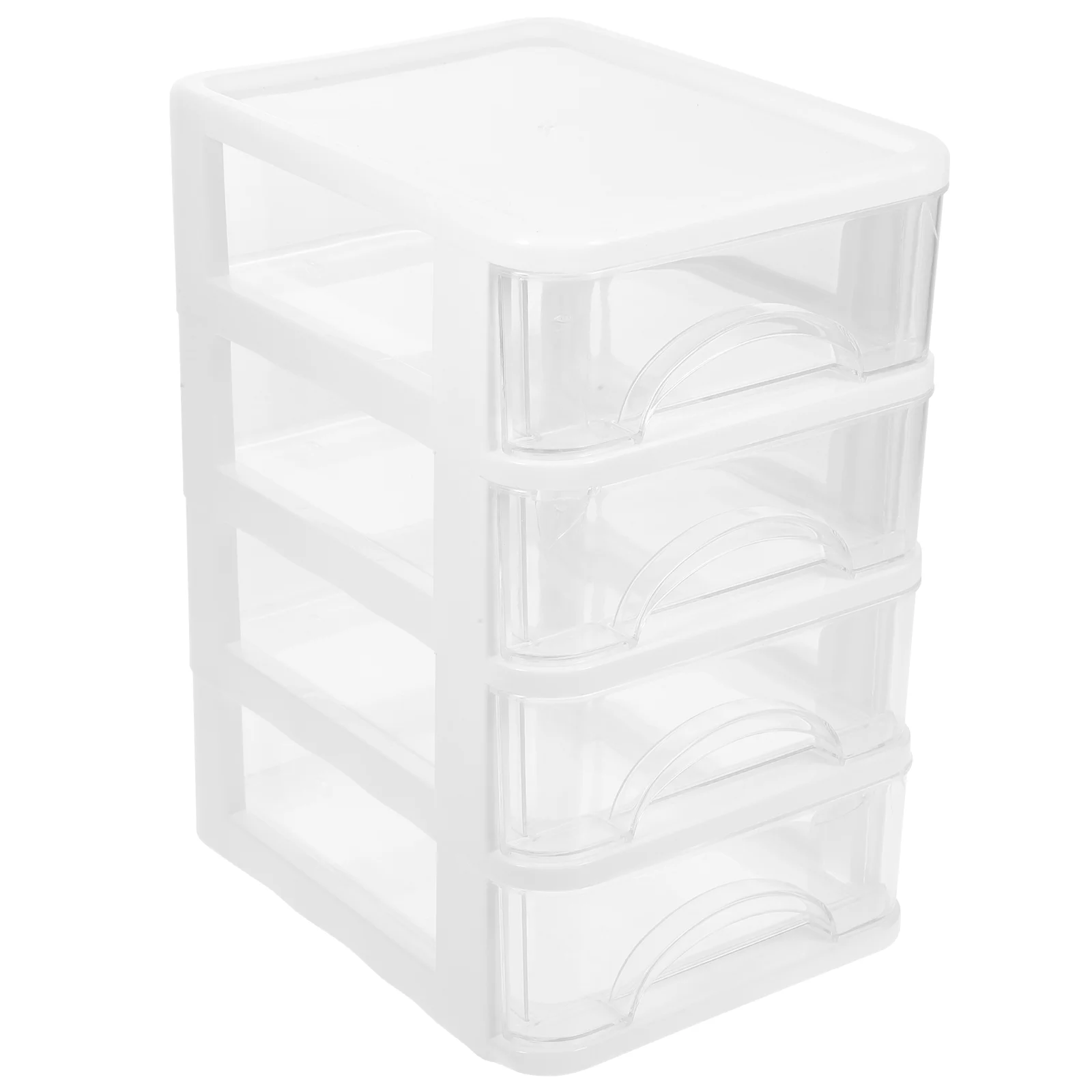 Imagem -04 - Multifuncional Armazenamento Gavetas Mesa Organizador tipo Case Titular Mesa Decorativa Papelaria Mesa Branco Escritório