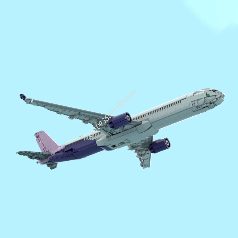 2847 pçs moc riyadh ar airbus a3501000 modelo blocos de construção diy brinquedos educação crianças tijolo presentes natal