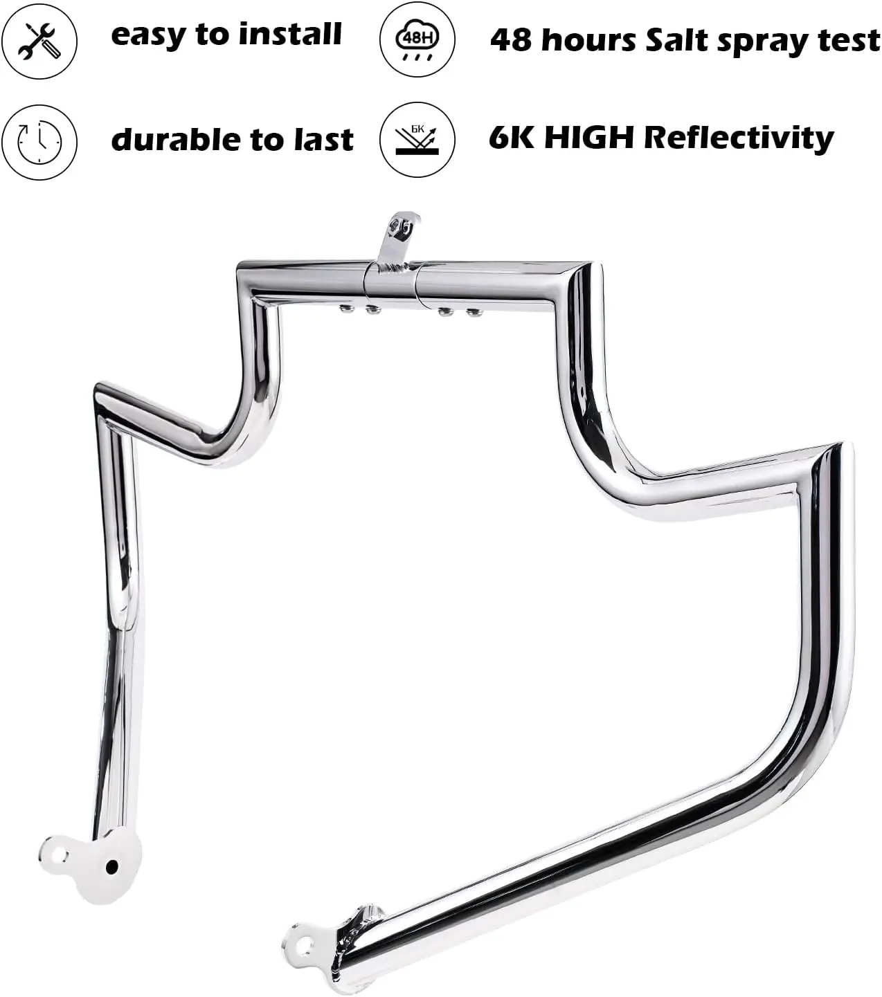 

Уникальная защита двигателя, дорожная планка для Touring Road Glide Road King Street Glide Electra Glide CVO (Silv)