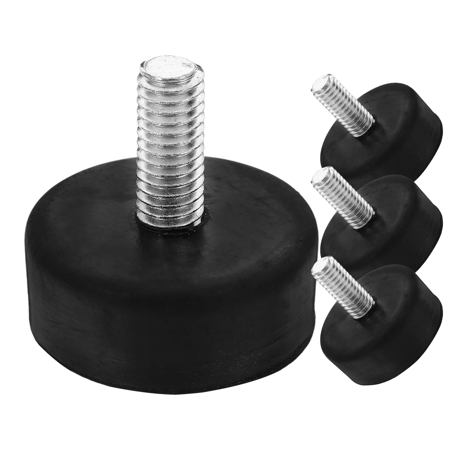 

4pcs Adjustable Furniture Leveling Feet Rubber Shock Absorption Anti-Slip For Table Chair Cabinet Stability Hardware Legs