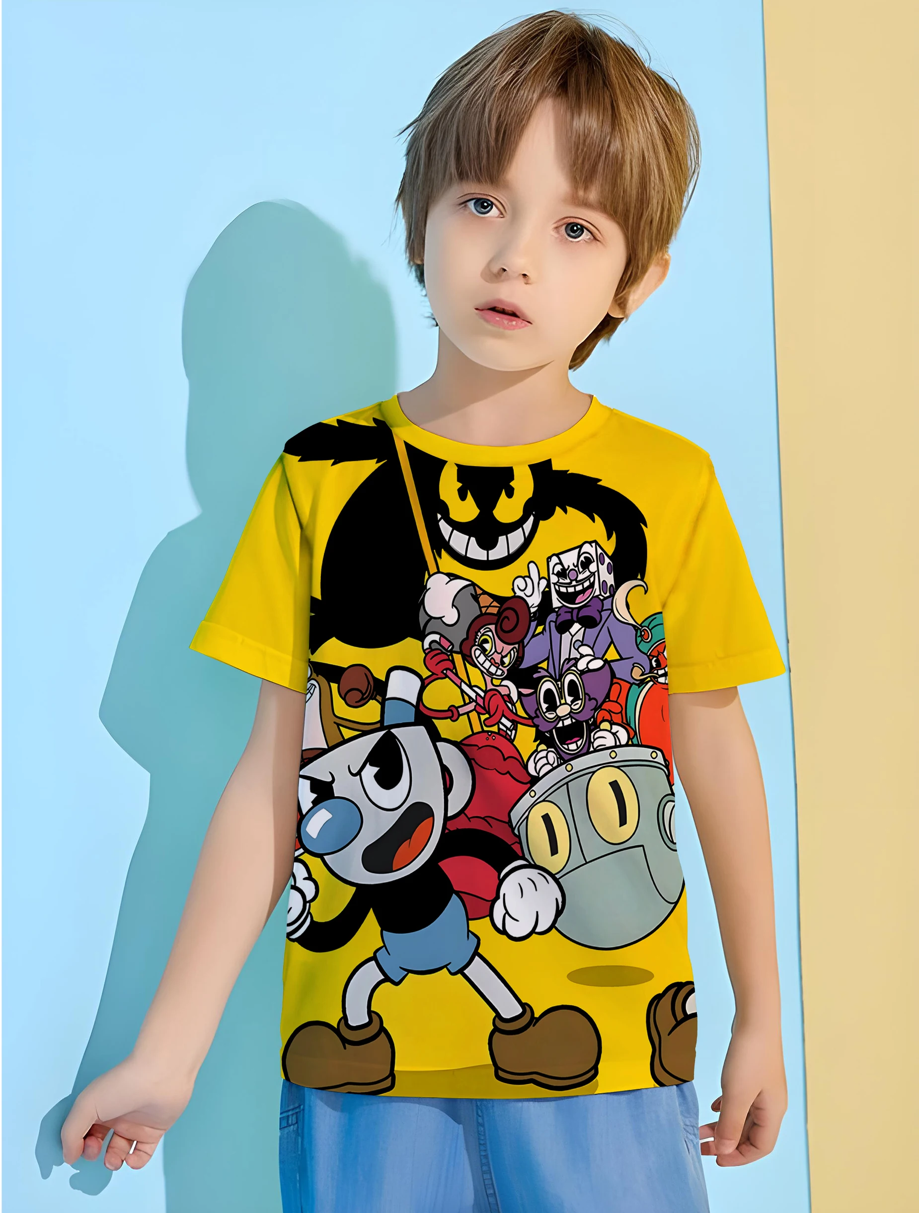 

Футболка с коротким рукавом для мальчиков 8-10 лет