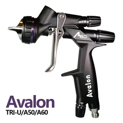 Avalon TRI-U-空気圧塗料スプレーガン,高圧噴霧,低圧,1.3mm, 1.4mm,a50,a60