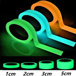 3/5/10M Luminous Tape Green/Blue/Pink Three-Colour Night Vision Glow In Dark Safety Warning Security Stage Home Decoration Tapes