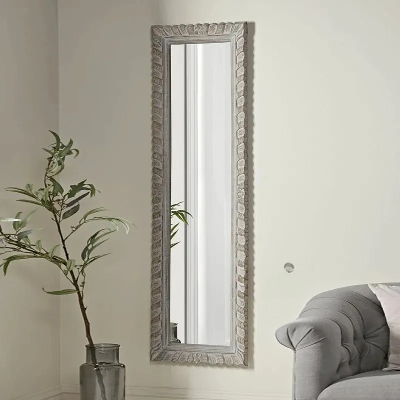 JJAmerican, Full Body, Entrance Retro Full-length Mirror European Bedroom French Floor-to-ceiling Mirror