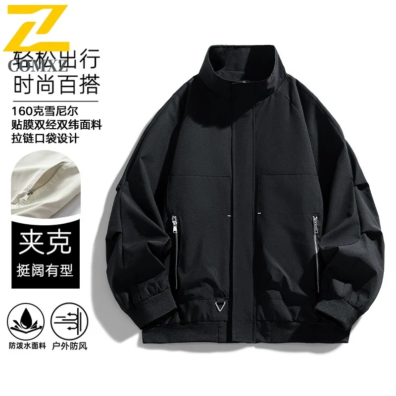 

COMXZ Trendy Jackets 2025 Streetwear Windproof Outdoor Travel Hiking Jogger Lightweight Jacket Leisure Man Clothes Jackets