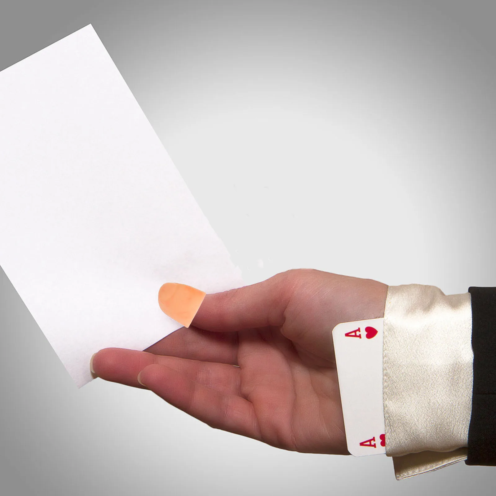 2 ensembles de faux doigts, écharpe de magicien, pointes de pouce, accessoire de spectacle sur scène pour fête, spectacle, Gimmick, accessoire d'outil