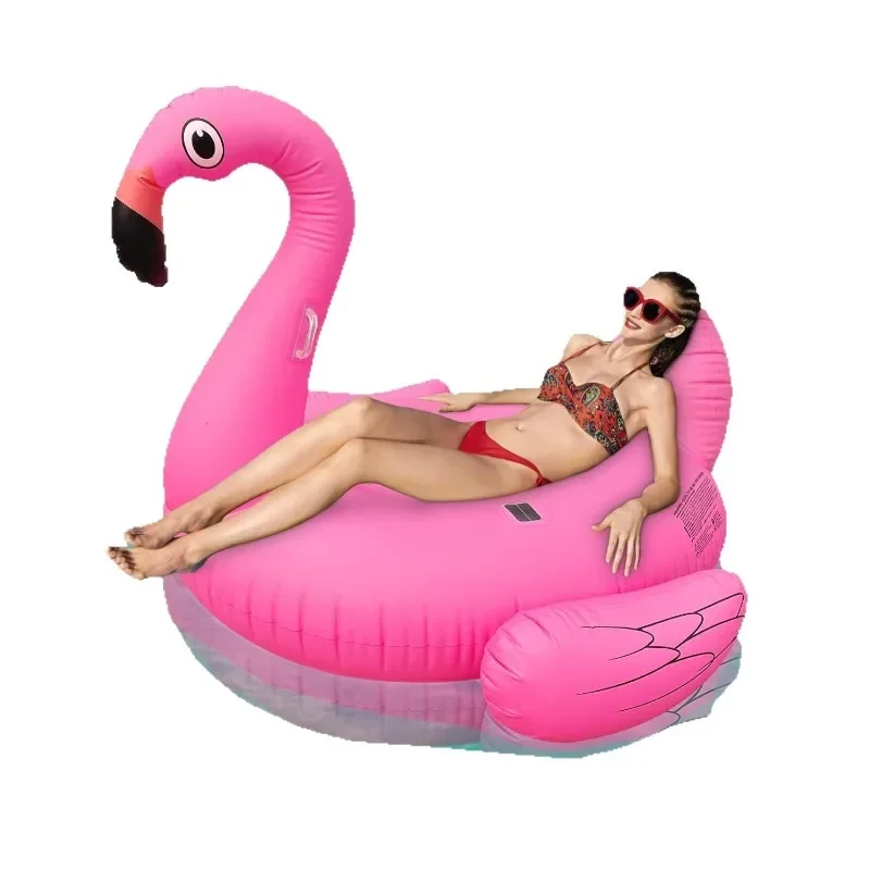 

Inflatable water with sunshade luminous lounge chair