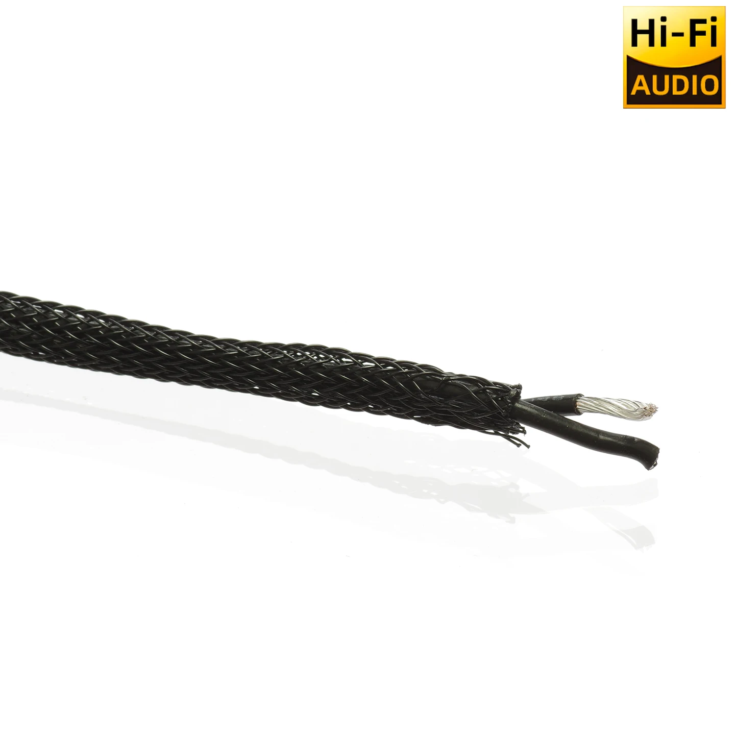 ▲Pureline HIFI Silver-Plated OCC Ground Wire Cable 2x0.8mm² with U-Terminal for LP Vinyl Turntable Record Player Phono System