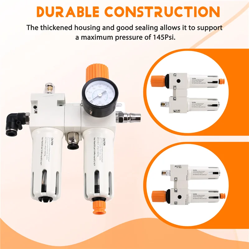 

AU63-Down-Type Tire Changer, Air Compressor Oil Water Regulator Separator Filter Tire Changer Pneumatic Tool Compressor