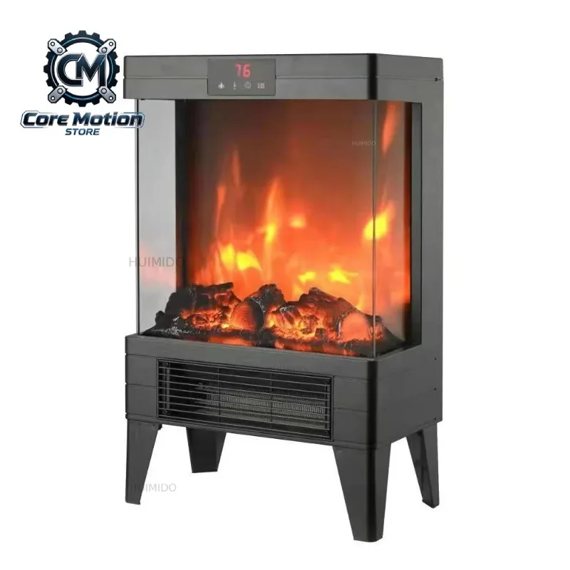 Household 3D Flame Electric Heater Fireplace Indoor Smokeless Electric Heating Fan Calentador Electrico Pared