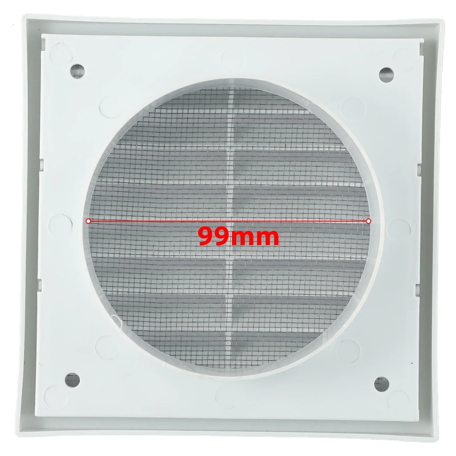 Plastic Grille Air Exhaust Outlet, Duct Vents Cover for Exhaust Fans, Air Circulation Ventilação Need, Fresh, 1Pc