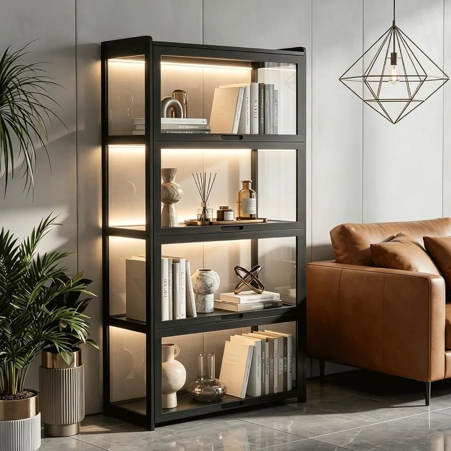 Acrylic Display Cabinet, Curio Cabinet for Collectibles