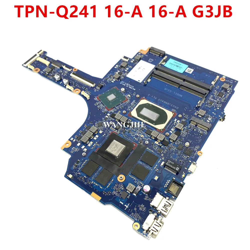 

M38776-601 G3JB For HP Pavilion 16-A 16T-A TPN-Q241 Laptop Motherboard DAG3JMBM8D0 CPU: i5-10500H GTX1650 Ti 4GB GPU