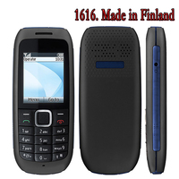 Original 1616 Mobile Cell Phone Cheap CellPhone Unlocked GSM 900/1800. Not Network in North America Made in Finland on 2010 Year