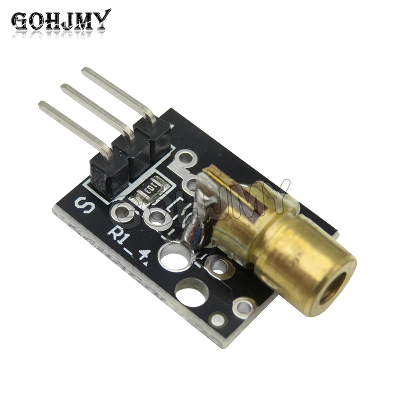 KY-008 3pin 650nm Red Laser Transmitter Dot Diode Copper Head Module GOHJMY