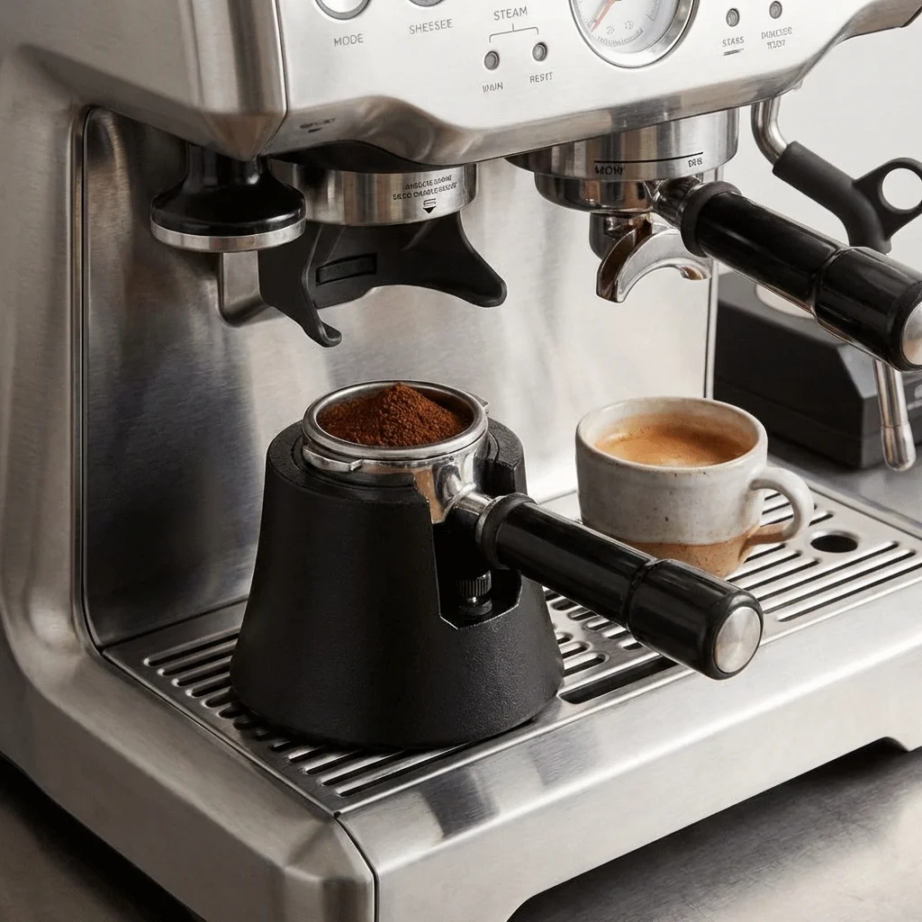 

Держатель для кофейного тампера 51/53/58 мм с противоскользящим основанием, регулируемый по высоте, с карманом для карт, для домашнего использования