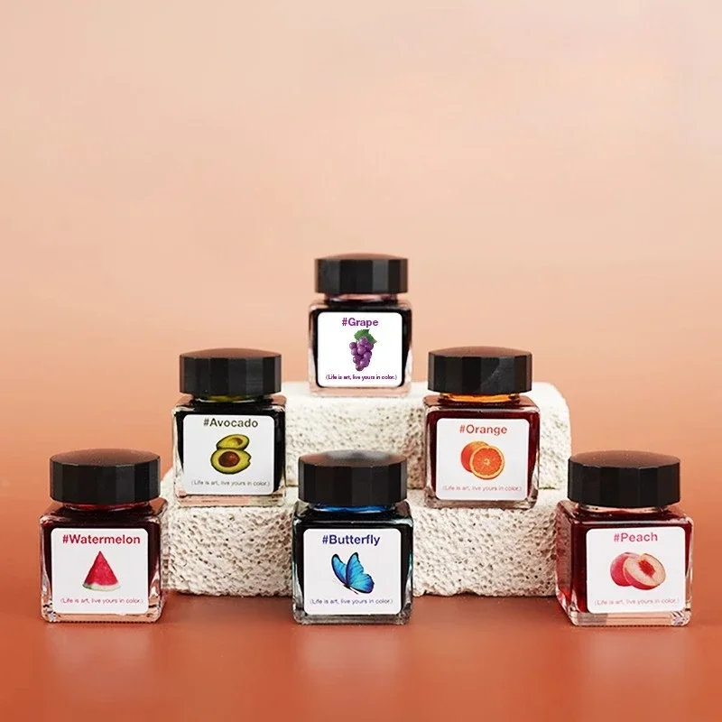 M8RIIMOO Forest Story Pen Non Carbon Ink Dip Pen Color Manga Watercolor Paint Color Ink Does Not Block Pen Student Writing