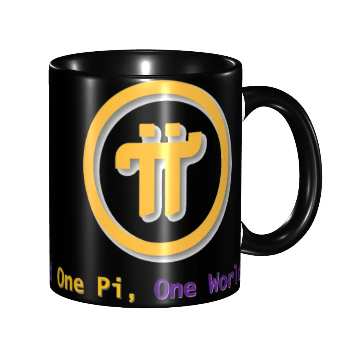 

Fun One Pi One World Coffee Cup Room Pi Network Logo Mugs