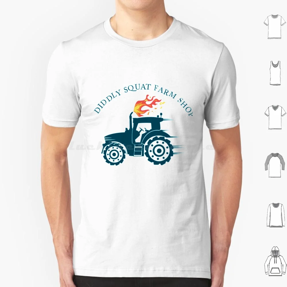 Diddly Squat Farm Shop T Shirt Cotton Men Women Diy Print Farm Jeremy Farm Funny Diddly Squat Tractor Farming Top Gear Diddly