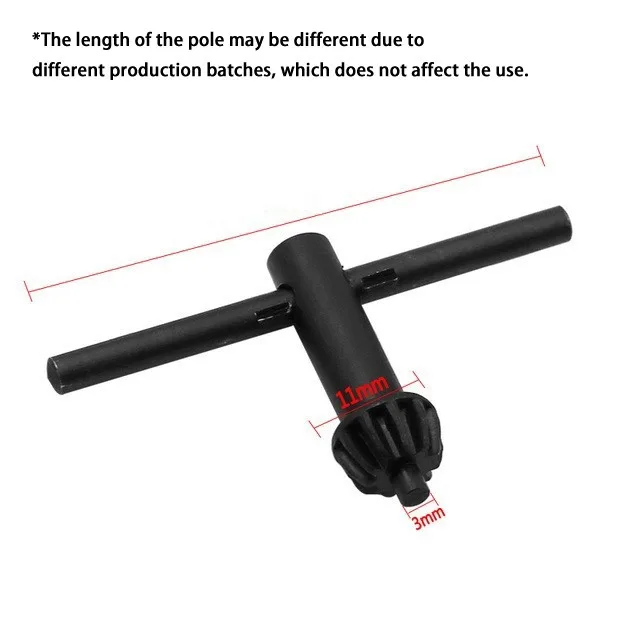 

Newest Pratical Hot Sale Drill Chuck Key 0.3-4mm Accessory Black Chuck Equipment Replacement Rotary Tools Tool