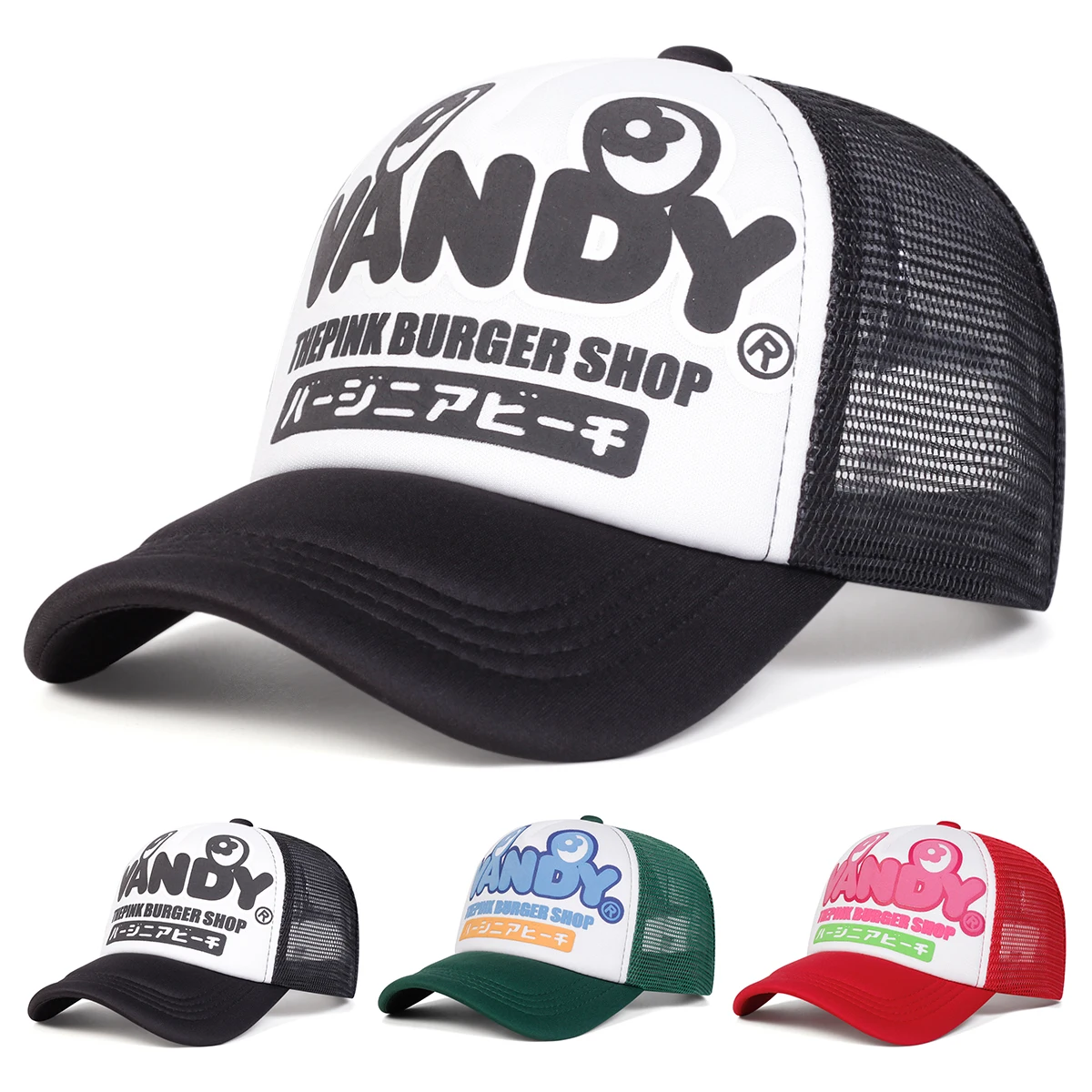 للجنسين فاندي إلكتروني الطباعة قبعات البيسبول صافي الربيع الصيف في الهواء الطلق قابل للتعديل قبعات عادية أبي قبعة واقية من الشمس قبعة قبعة رياضية