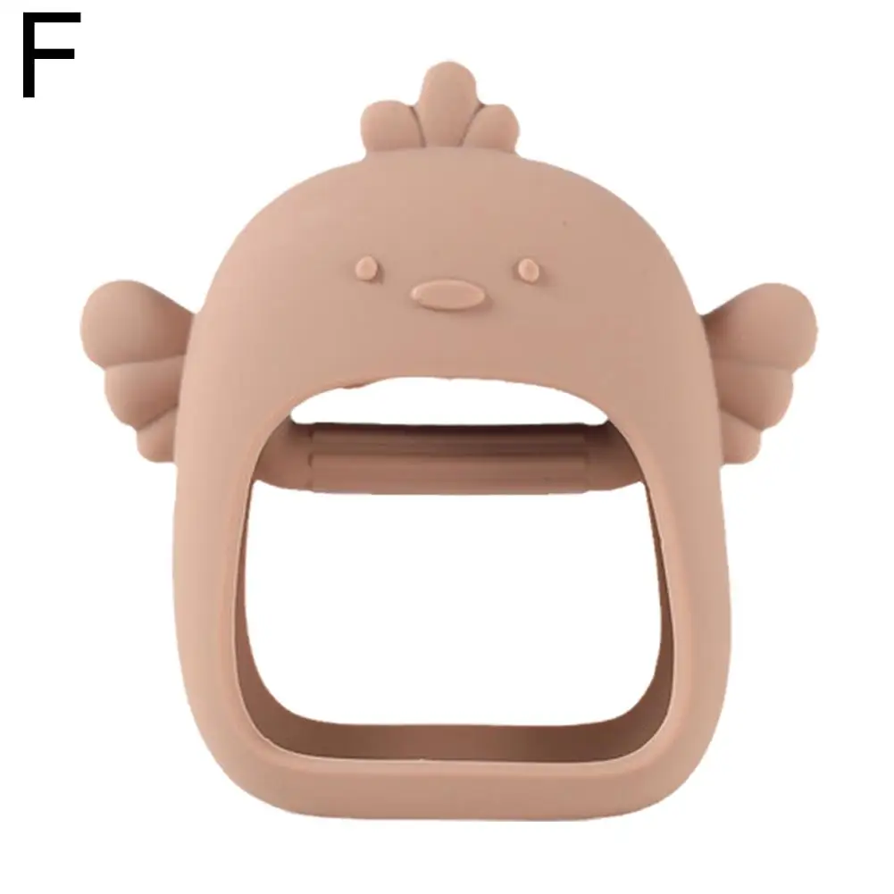 Handheld Baby Silicone Teether Glove Toys Anti-Eating Toys Safety Chew Nursing Materials Teething Toys Teething Removable C9T3