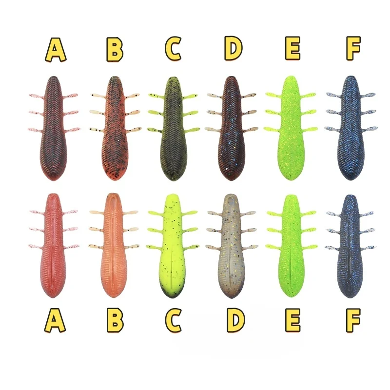Swolfy Dancing Potato señuelos blandos hundibles con sal para pesca - imagen 2
