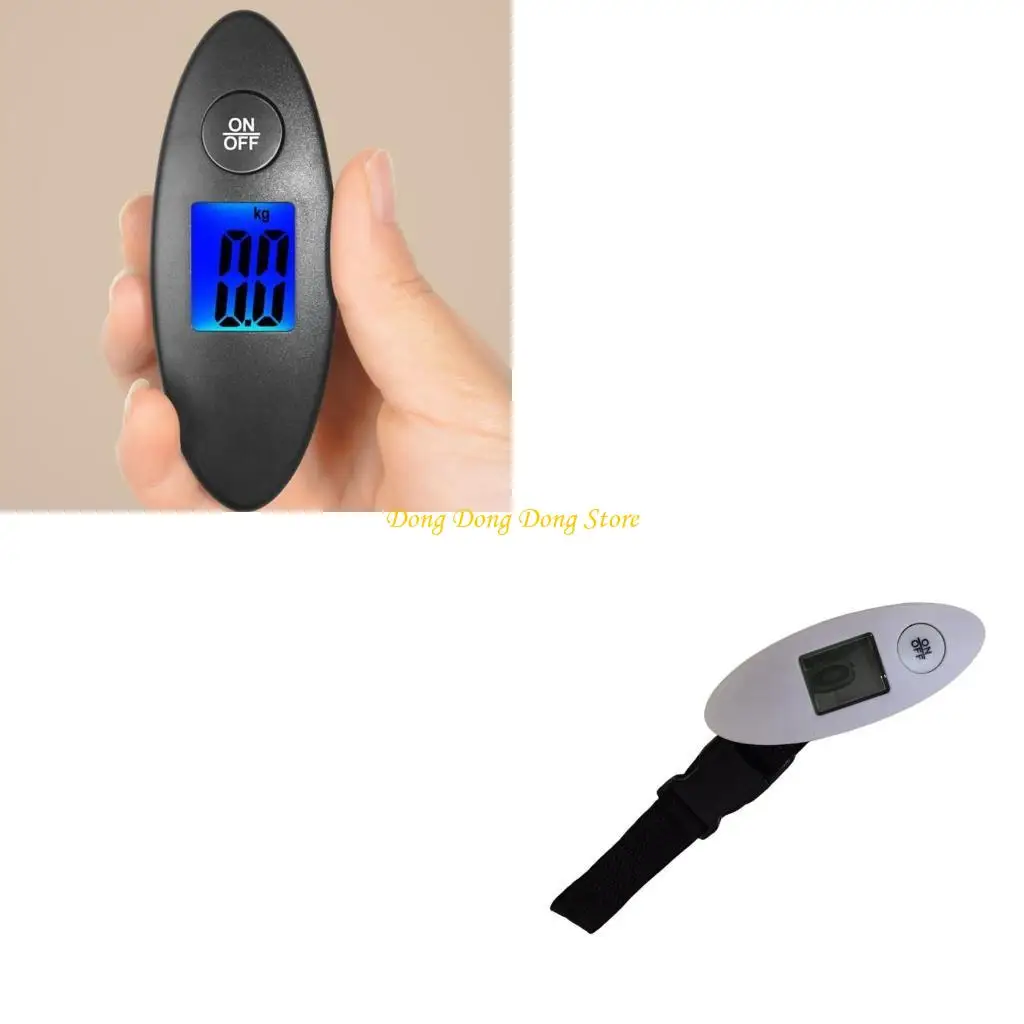 

Портативный 40 -килограммовый багажный шкала для домашнего использования с высоким датчиком точности и простым для чтения ЖК