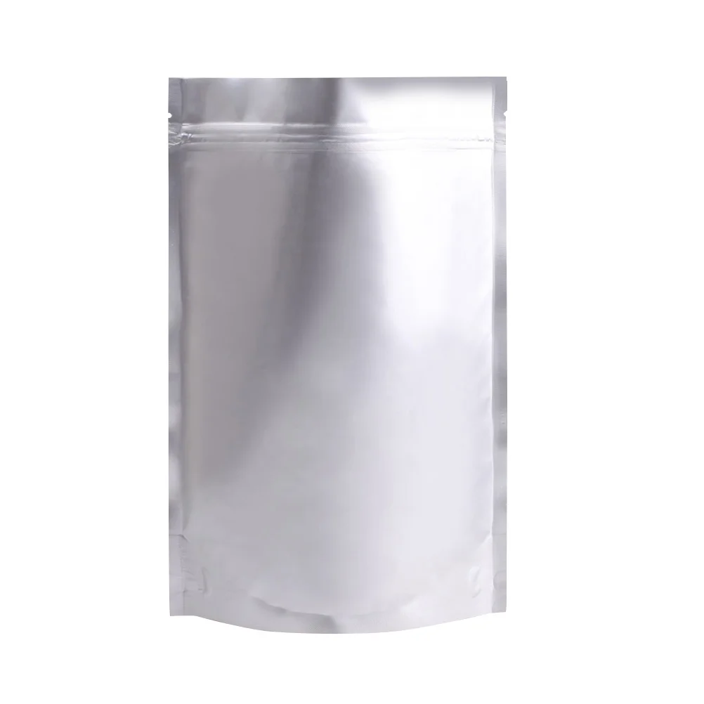 

50 Pcs Resealable Bag Aluminium Foil Reclosable Bags Resealable Storage Bags for Tea Coffee Nuts Airtight Reusable