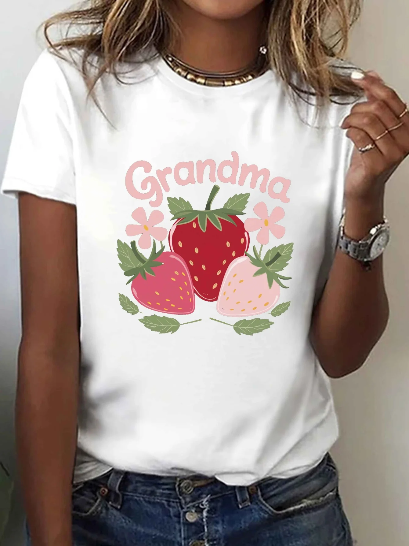 2025 جديد عارضة إلكتروني نمط طباعة للجنسين الشارع موضة الاتجاه قصيرة الأكمام القطن الخالص جولة الرقبة قصيرة الأكمام قميص