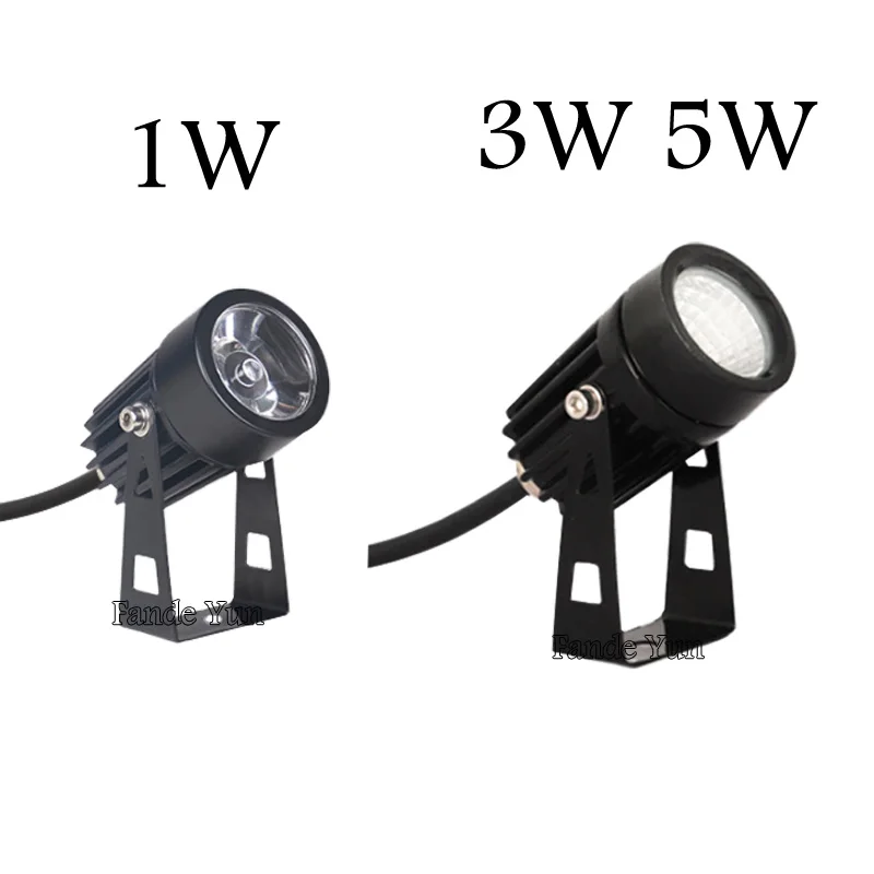 Luz led impermeable regulable para paisaje, lámpara de jardín, 12V, 110V, 220V, IP65, 3W, 5W, 10W, 12W