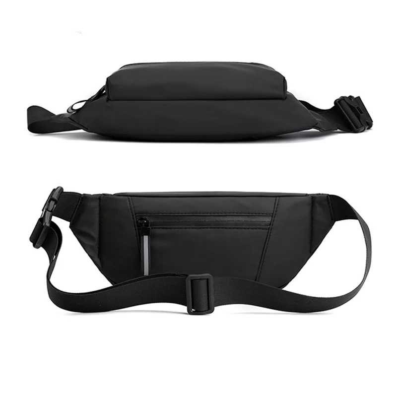 Wodoodporna męska torba na talię Fanny Pack Fashion Chest Pack Outdoor Sports Crossbody Bag Casual Travel Male Belt Bag Hip Waist Packs