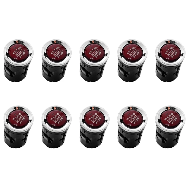 

10X Engine Key Start Stop Push Button One-Button Switch For 2016 2017 2018 Honda HR-V 1.8L 35881-T4N-H02 35881-T4N-702