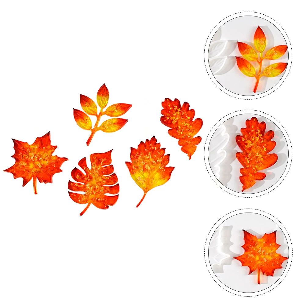 

5Pcs Christmas Tree Coaster Mold Silicone DIY Art Craft Epoxy Mould High Transparency Easy Clean Jewelry Accessories
