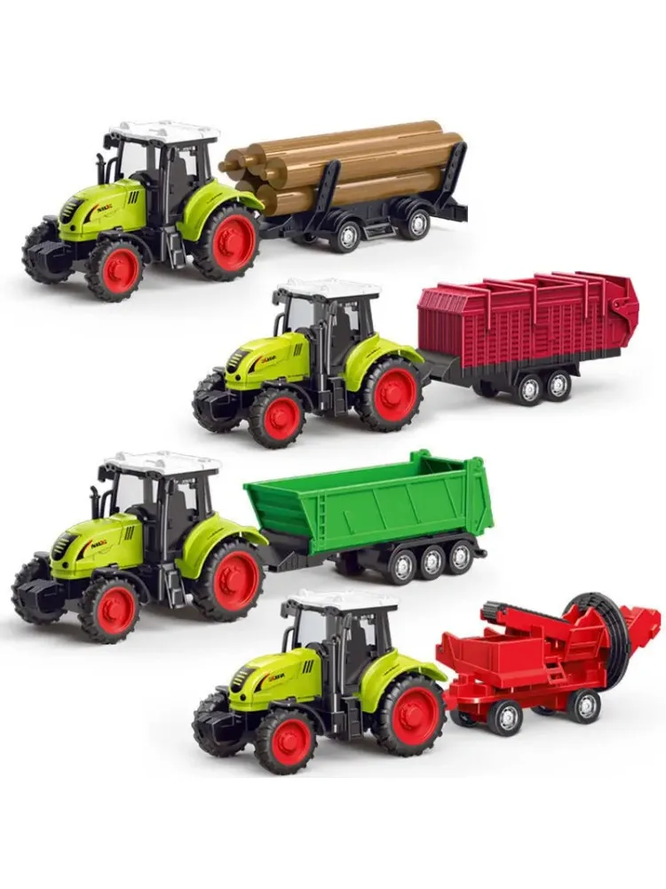 Tracteur à inertie, voiture agricole, camion, Transport, pulvérisateur, modèle de voiture pour bébé garçon, jouet d'ingénierie, jouets éducatifs pour enfants