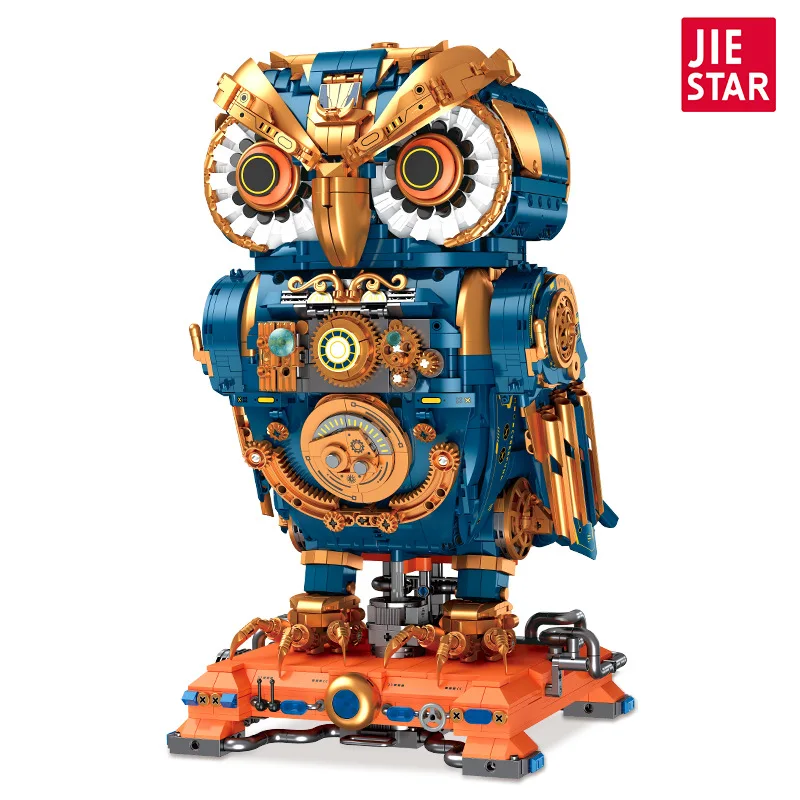 

Creative Robot Birds Animals Building Block 3D Mechanical Punk Owl Model Collection Toys Bricks For Birthday Gifts